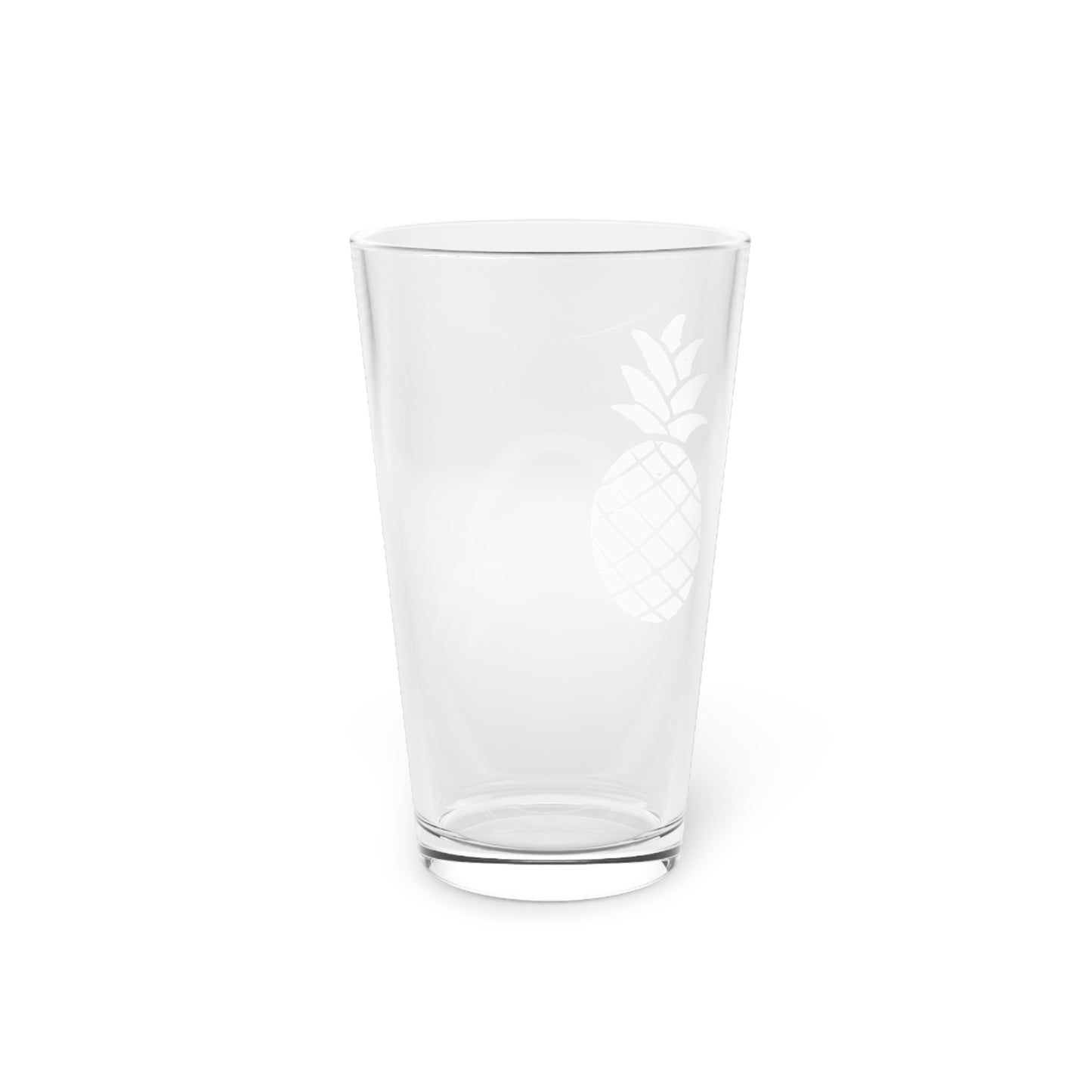 Pineapple Pint Glass, 16oz