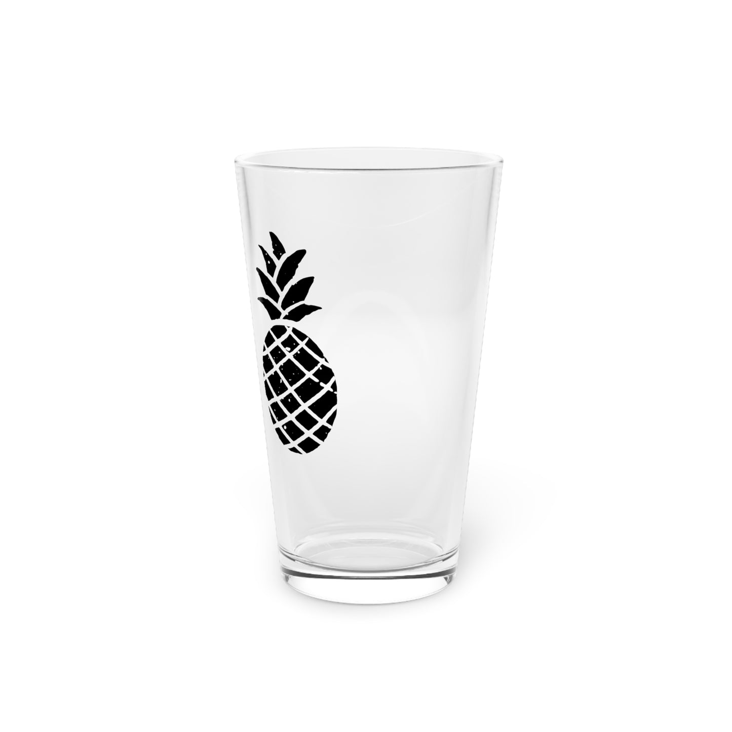 Pineapple Pint Glass, 16oz