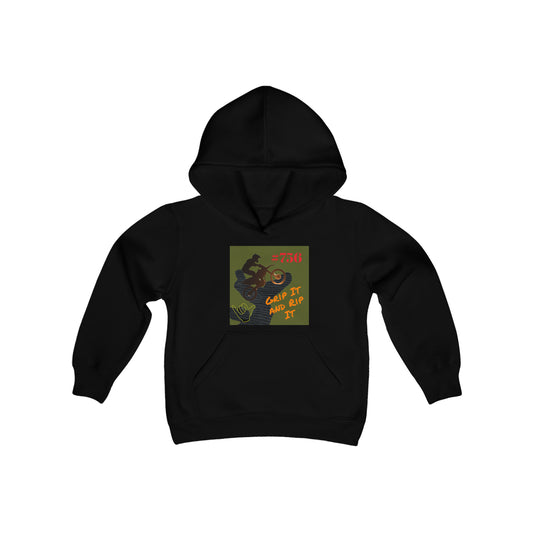 Youth Motocross Dirtbike #756 Heavy Blend Hooded Sweatshirt