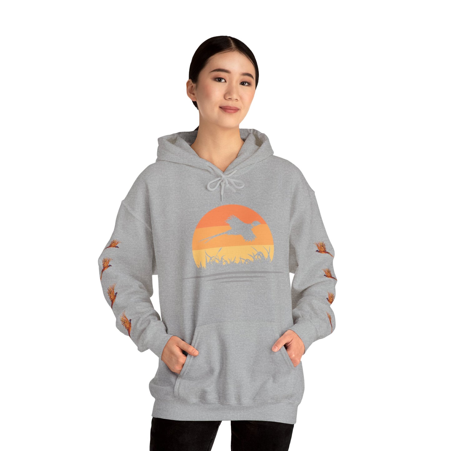 Pheasant / Hunting - Unisex Heavy Blend™ Hooded Sweatshirt -