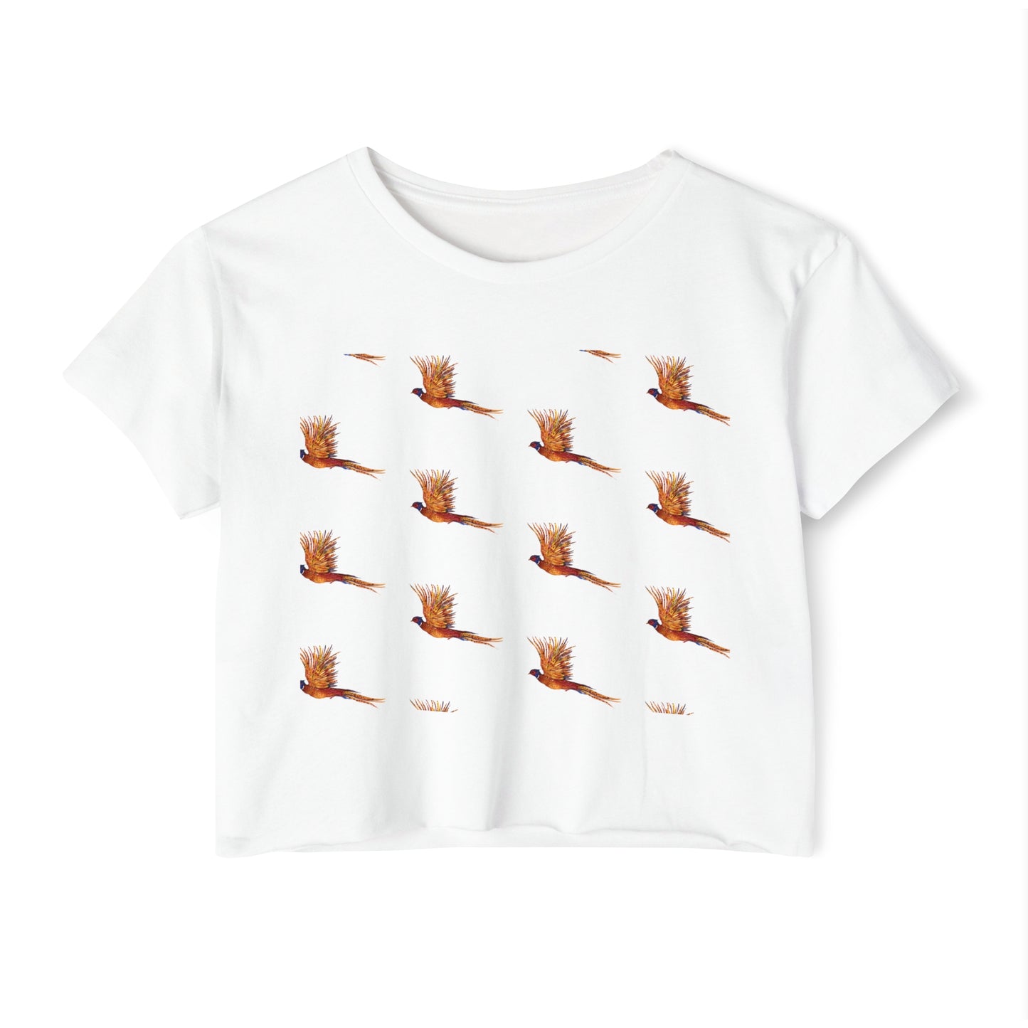 Women's Festival Crop Top- Pheasant