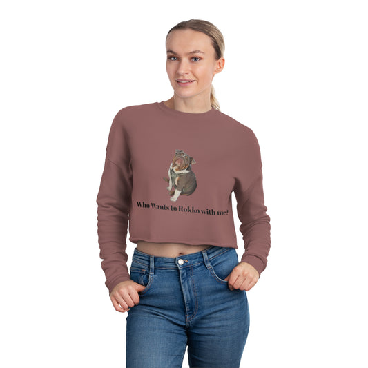 Women's Cropped Bulldog Sweatshirt Rokko