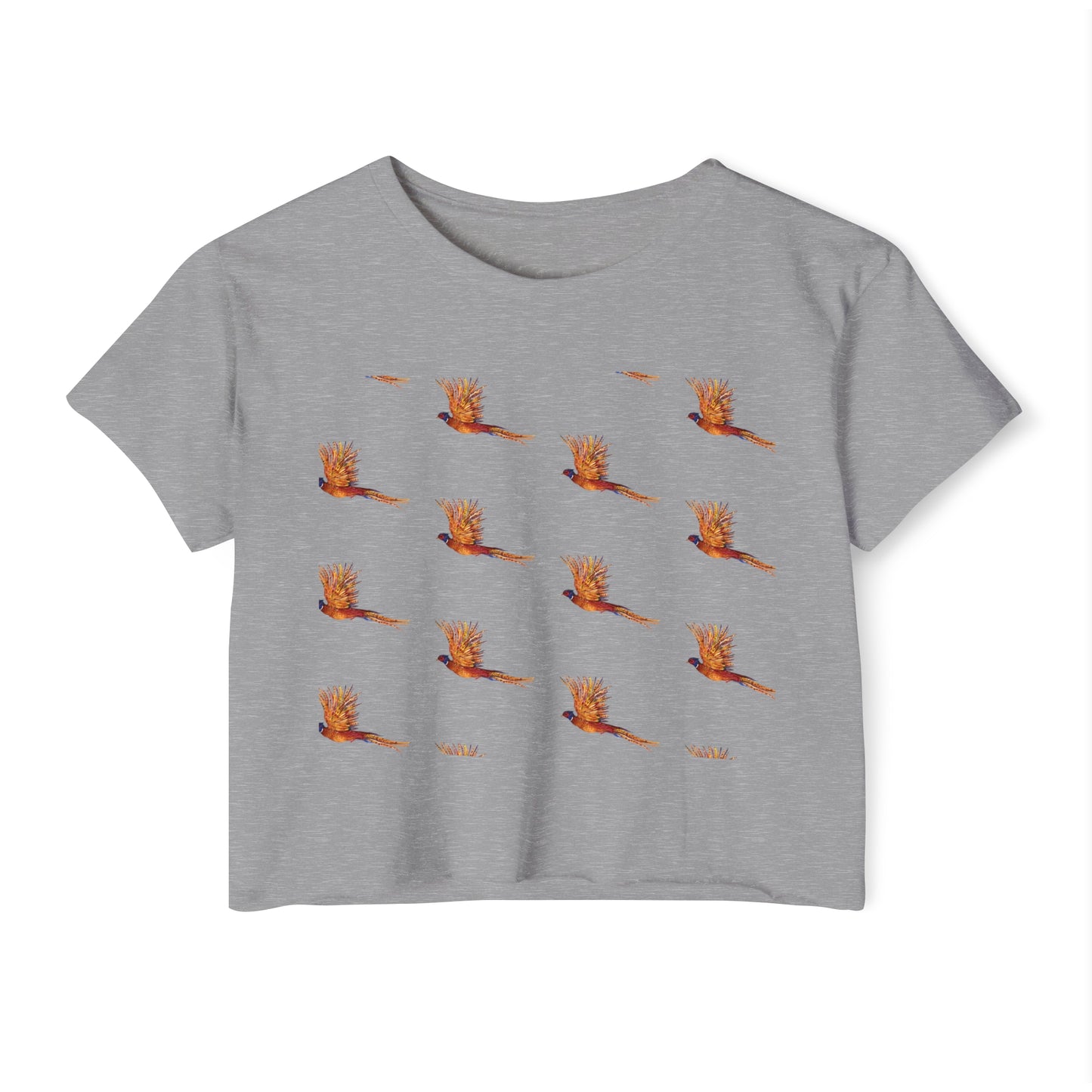 Women's Festival Crop Top- Pheasant