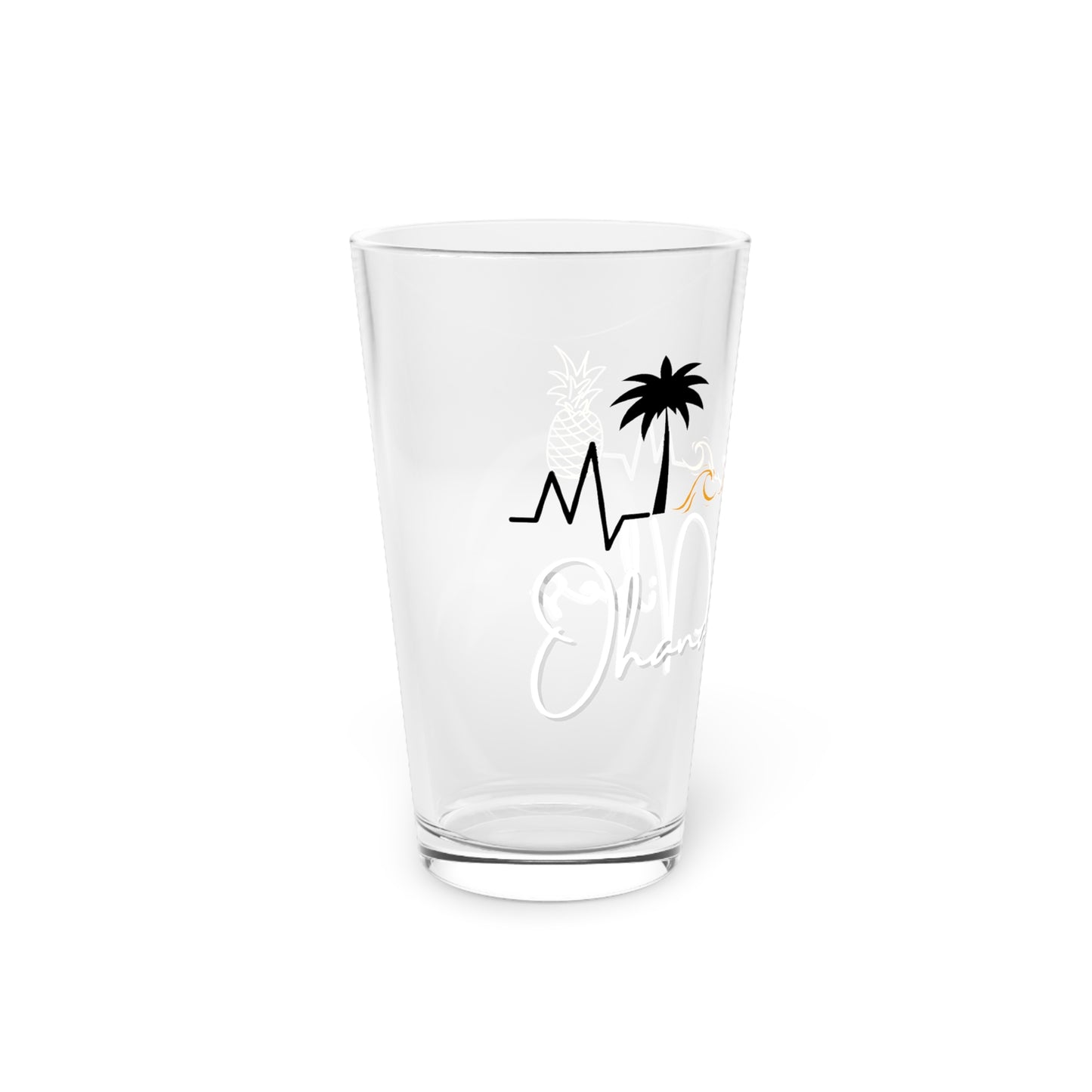 Ohana Vibes Pint Glass, 16oz