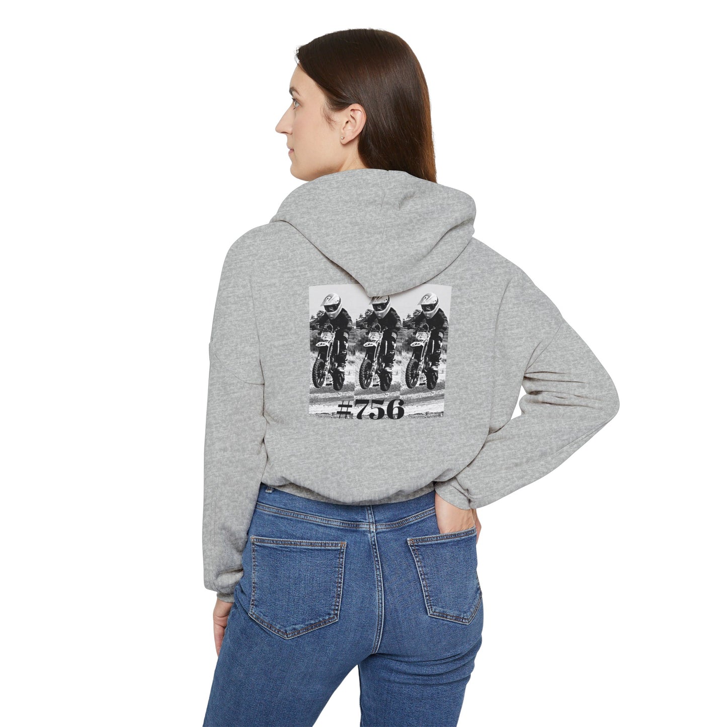 Moto Momma #756 Women's Cinched Bottom Hoodie