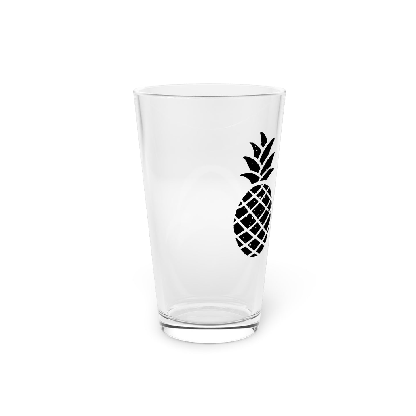 Pineapple Pint Glass, 16oz