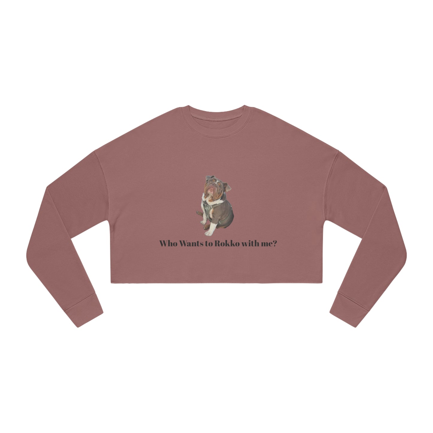 Women's Cropped Bulldog Sweatshirt Rokko