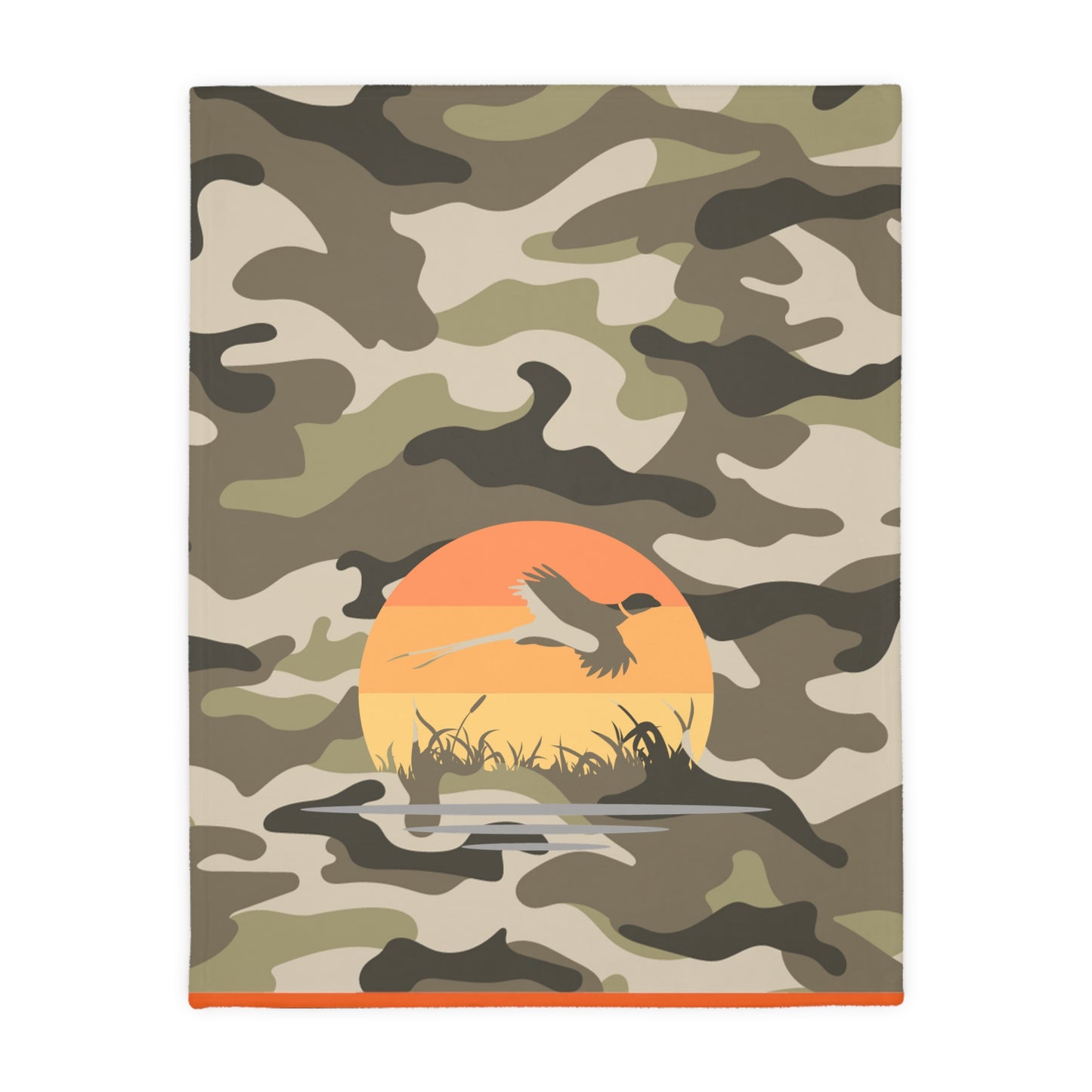 Velveteen Microfiber Blanket (Two-sided print) - Pheasant