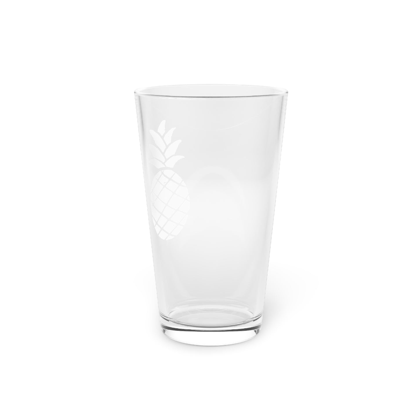 Pineapple Pint Glass, 16oz