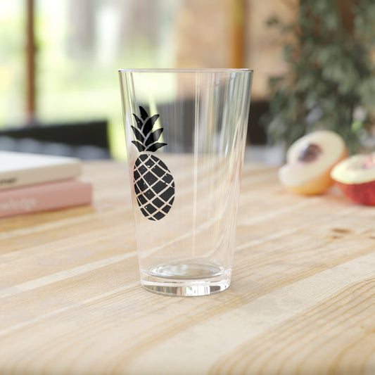 Pineapple Pint Glass, 16oz