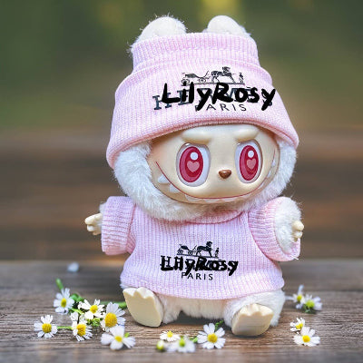 Handmade Royal Labubu Cape & Crown Set (Doll not included)